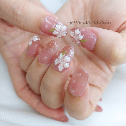 Crystal Sakura – Medium Rounded 19mm