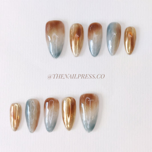 Sunset Marble – Medium Almond 26mm