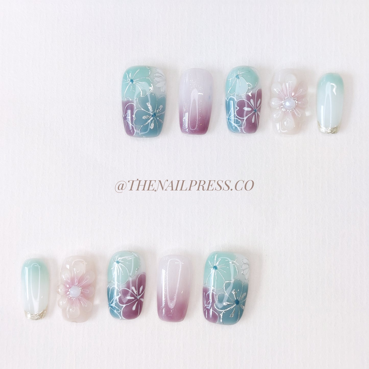 Aquarelle Garden – Medium Square 19mm