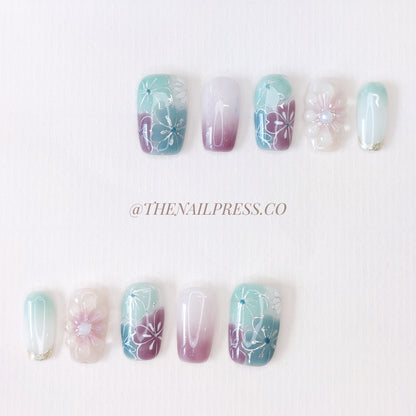 Aquarelle Garden – Medium Square 19mm