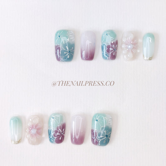 Aquarelle Garden – Medium Square 19mm