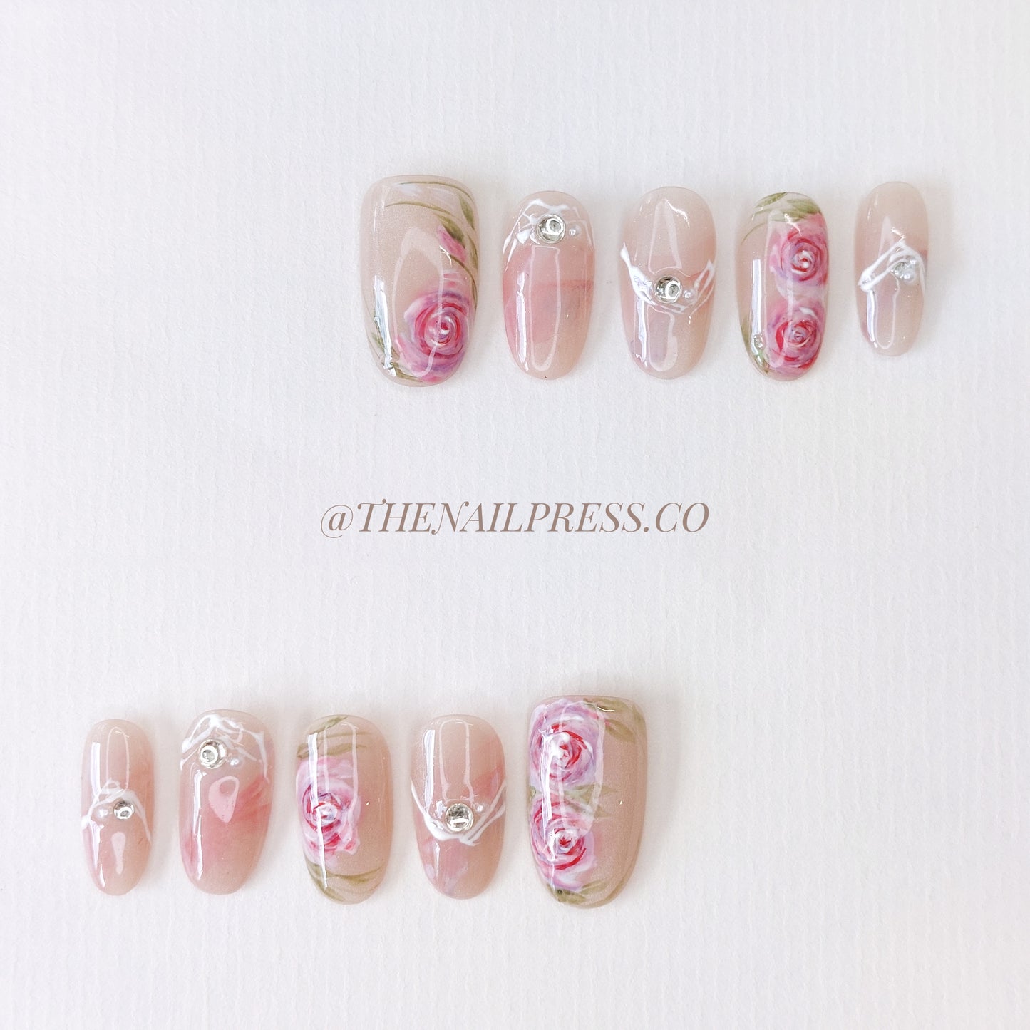 Rosé Palette – Medium Oval Rounded 19mm