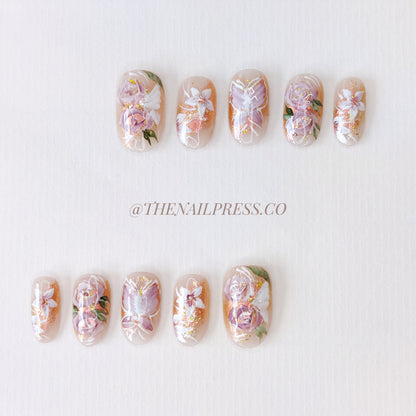 Rose Gold Reverie – Medium Oval Rounded 19mm