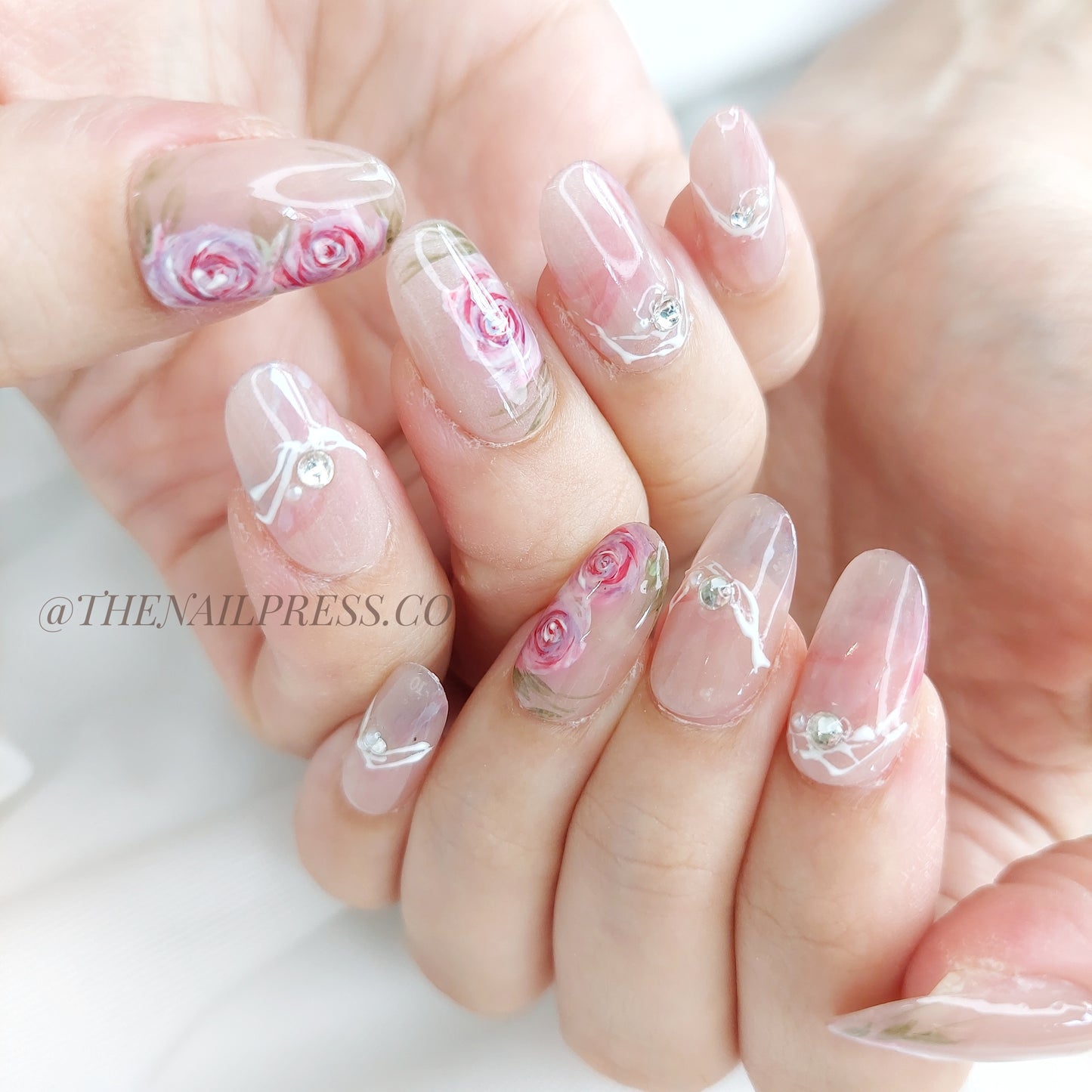 Rosé Palette – Medium Oval Rounded 19mm