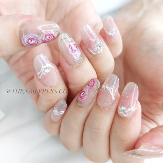 Rosé Palette – Medium Oval Rounded 19mm