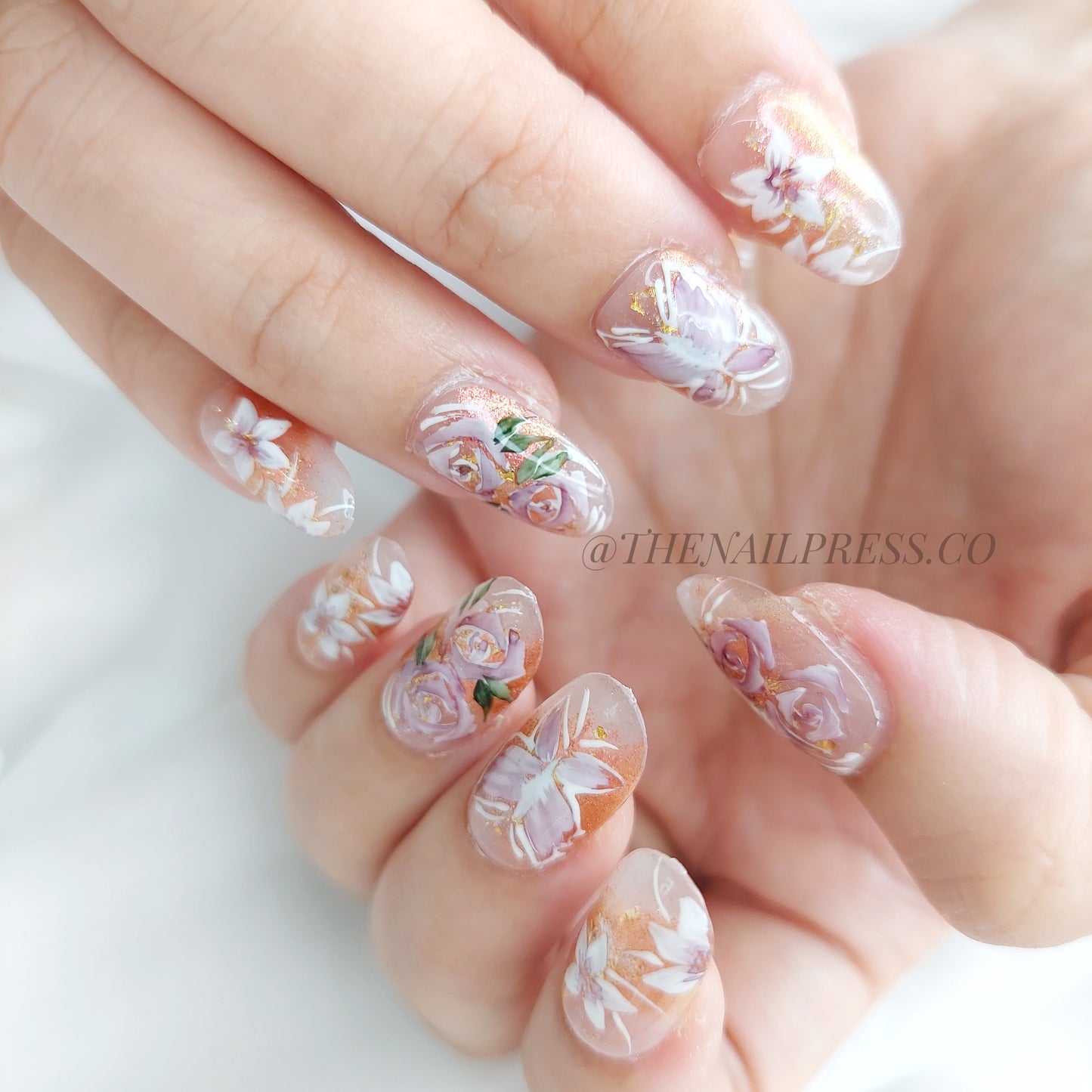 Rose Gold Reverie – Medium Oval Rounded 19mm