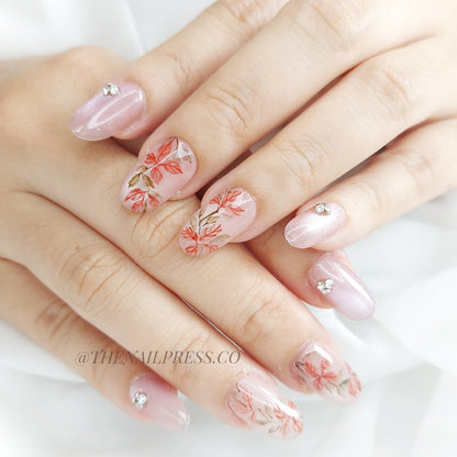 Delicate Flame – Medium Oval Rounded 19mm