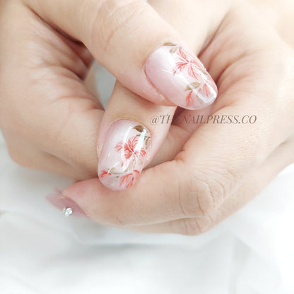 Delicate Flame – Medium Oval Rounded 19mm