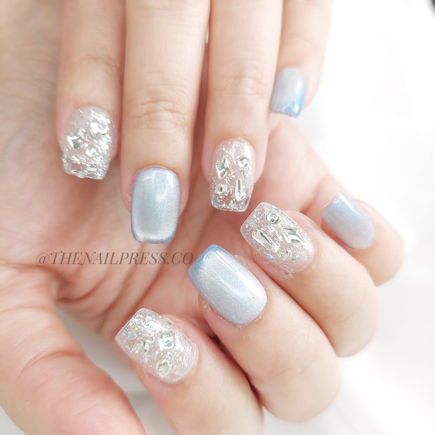 Crystal Frost – Short Square 17mm