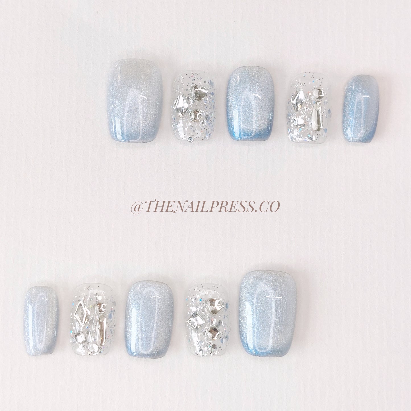 Crystal Frost – Short Square 17mm