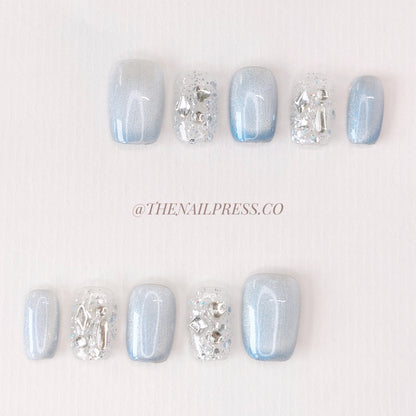 Crystal Frost – Short Square 17mm