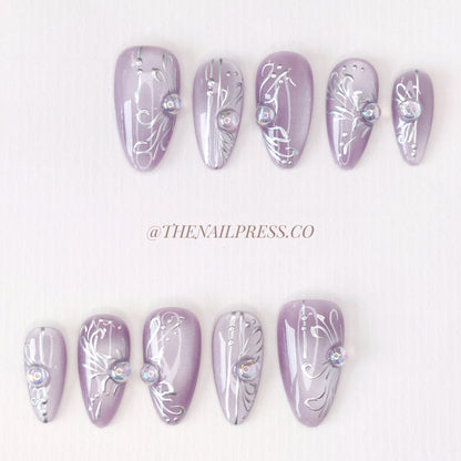 Silverstroke – Short Almond 22mm