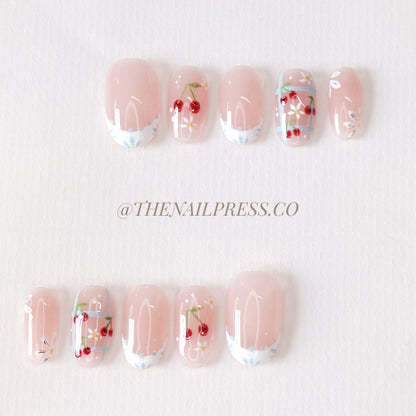 Petit Cherry – Medium Oval Rounded 19mm