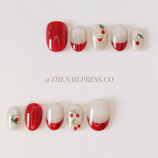 Tipsy Cherry – Short Rounded 17mm