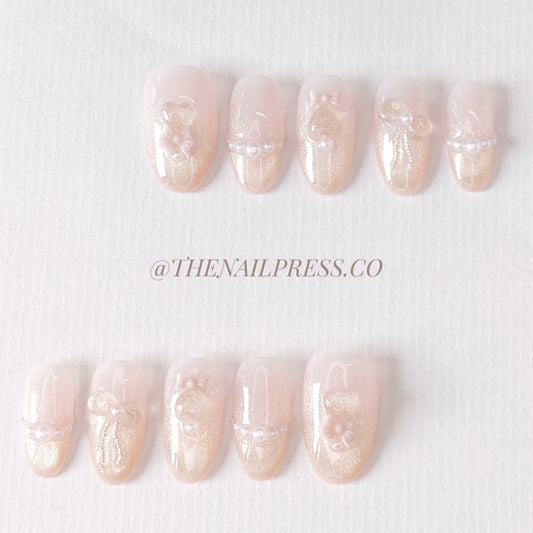 Shimmer Charm – Short Oval 21mm