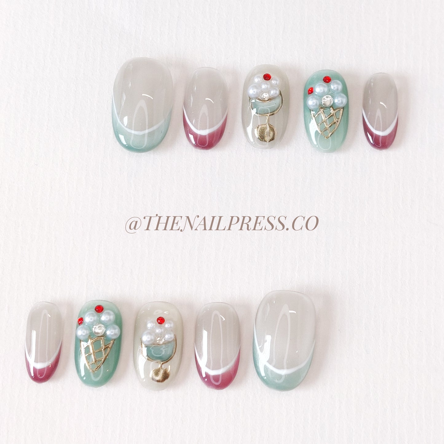 Sundae Funday – Medium Oval Rounded 19mm