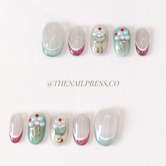 Sundae Funday – Medium Oval Rounded 19mm