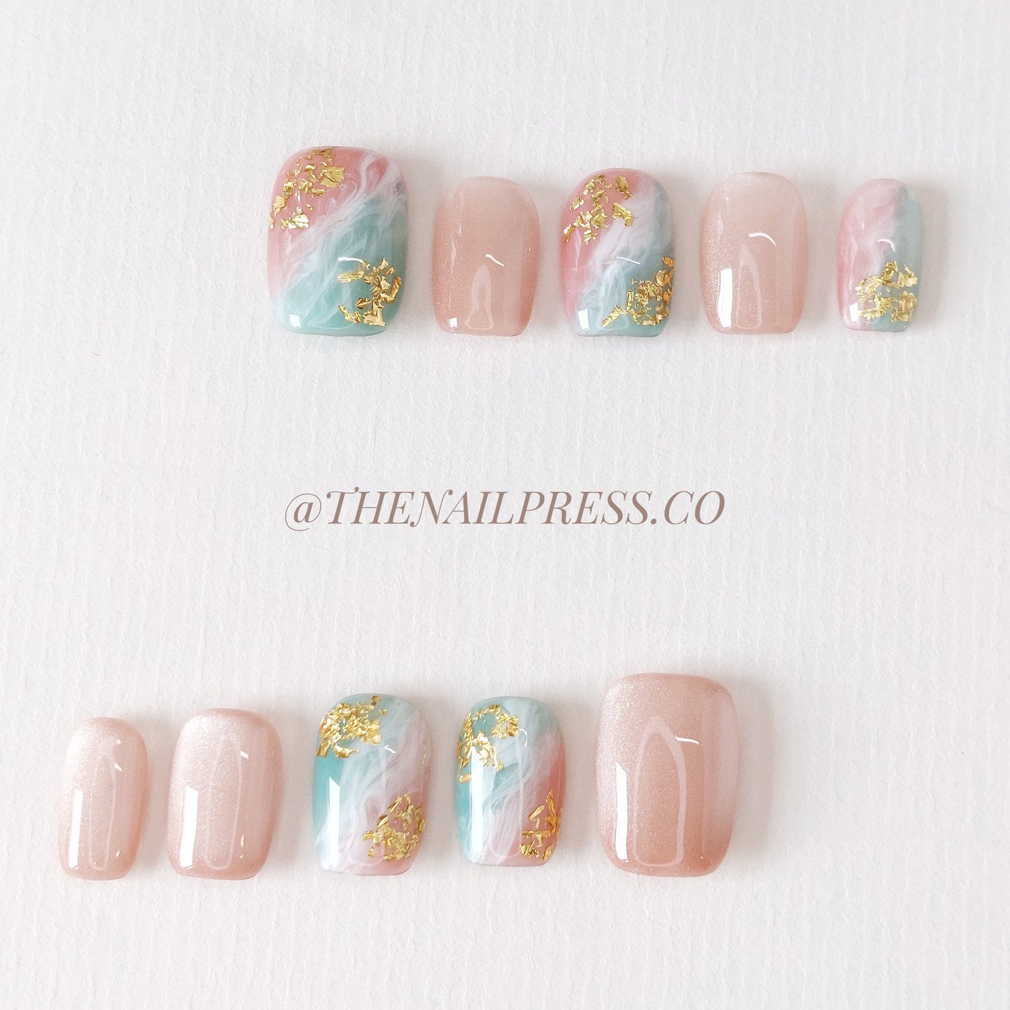 Pastel Palette – Short Square 17mm