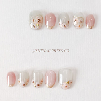 Blush of Spring – Short Rounded 17mm