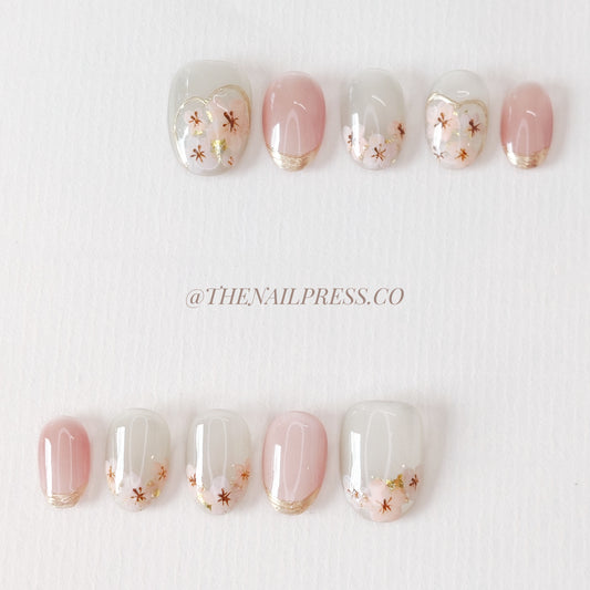 Blush of Spring – Short Rounded 17mm