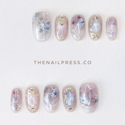 Lavender Luxe – Medium Oval Rounded 19mm