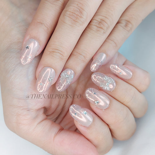 Sweet Glitz – Medium Oval Rounded 19mm