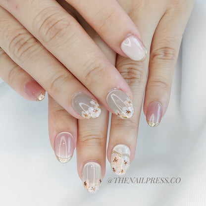 Blush of Spring – Short Rounded 17mm