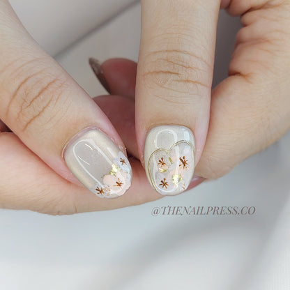 Blush of Spring – Short Rounded 17mm