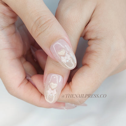 Shimmer Charm – Short Oval 21mm