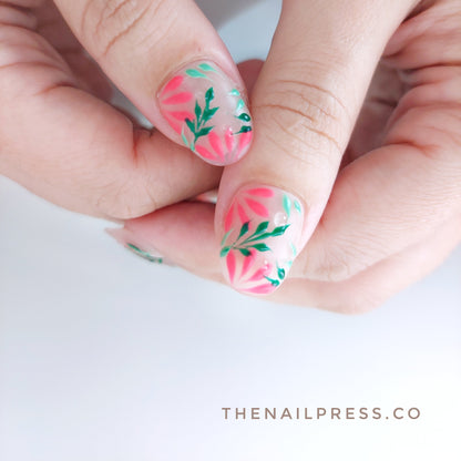 Palm Breeze Melon – Short Rounded 17mm