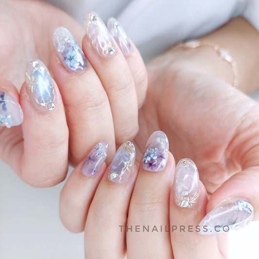 Lavender Luxe – Medium Oval Rounded 19mm