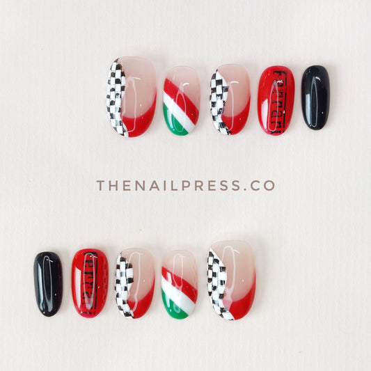 F1 Ferrari – Medium Oval Rounded 19mm