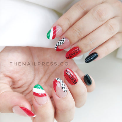 F1 Ferrari – Medium Oval Rounded 19mm