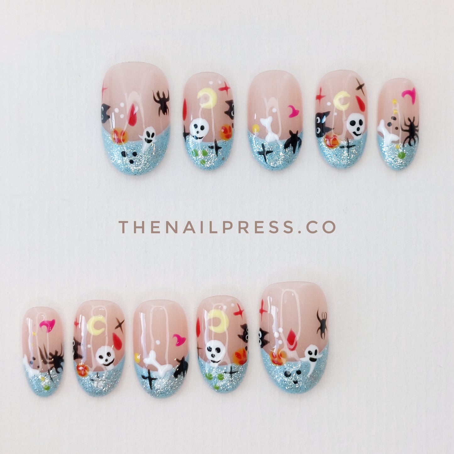 Boo Spells – Medium Oval Rounded 19mm