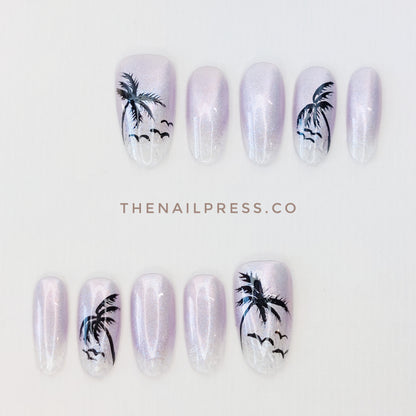 Twilight Tropics – Medium Oval 24mm