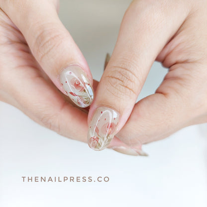 Rosé Whispers – Medium Oval Rounded 19mm