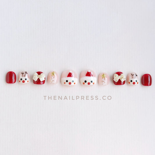 Santa's Little Helpers – Kids Nails