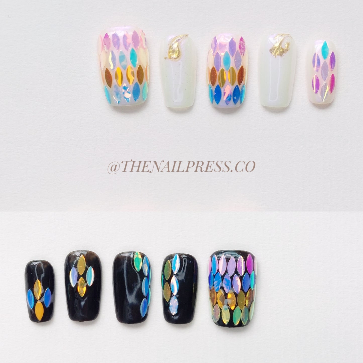 Shimmering Scales – Medium Square 19mm